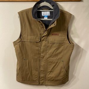 Columbia fleece lined vest